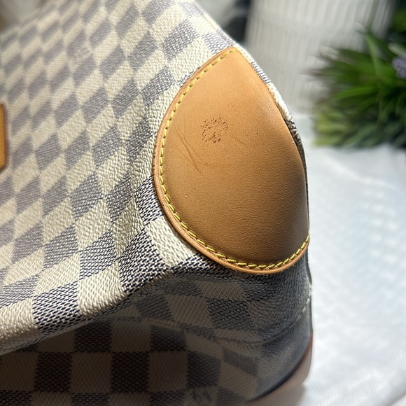 Louis Vuitton purse shoulder bag Handbag “Damier Azur” Hampstead PM - Picture 13 of 16